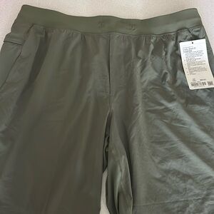 Brand new never worn lululemon army green mens shorts